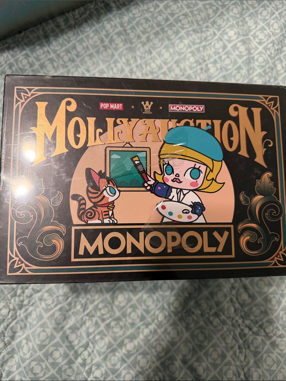 Limited MollyAuction Monopoly Collector box with adorable Molly pieces. Sealed.